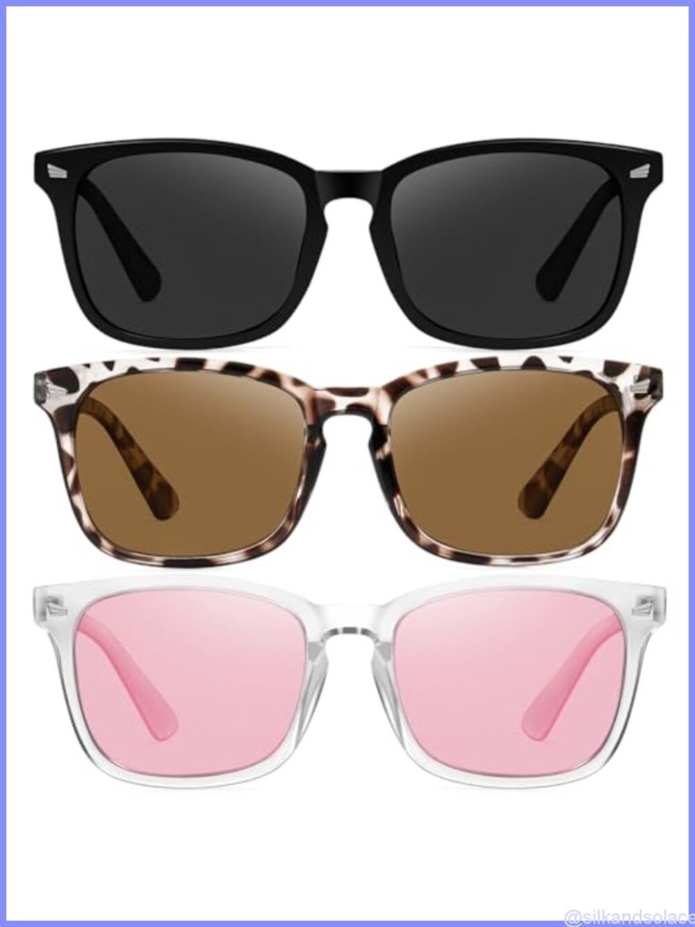 Retro Polarized UV400 Sunglasses Full Frame Wrap Around